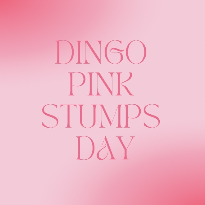 Dingo Pink Stumps Day 2025